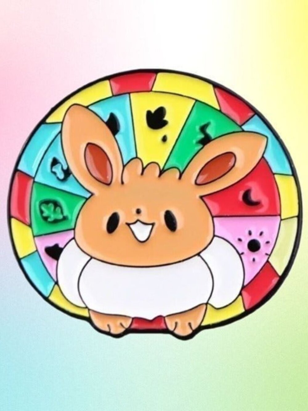 Pokemon Eevee Elements: Abstract Enamel Pin Collection